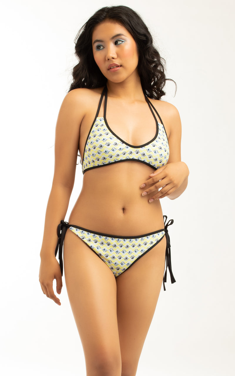 Moonlanding Reversible Bikini in Illuminating Yellow